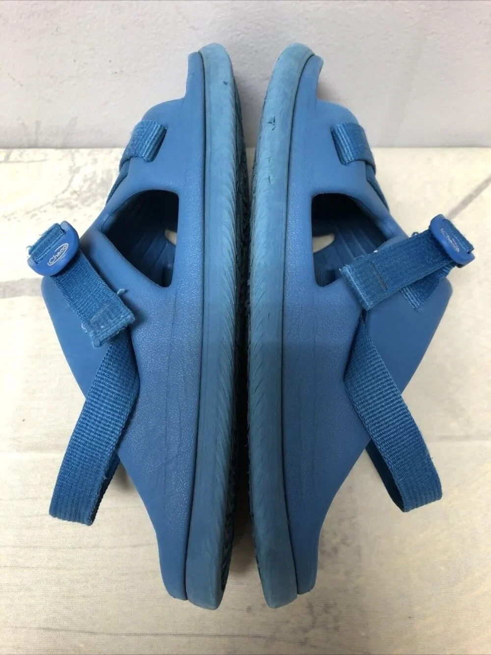 Chaco Youth Unisex Boys Girls 5 Chillos Sport Blue Slide Sandals Beach